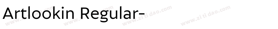 Artlookin Regular字体转换
